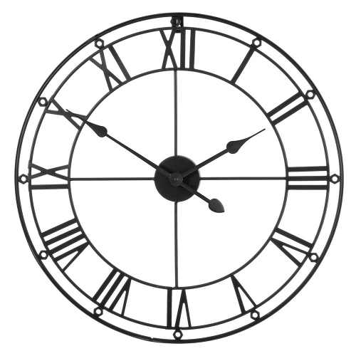 Interesantní nástěnné hodiny s římskými číslicemi