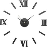 Velké nástěnné hodiny s římskými číslicemi