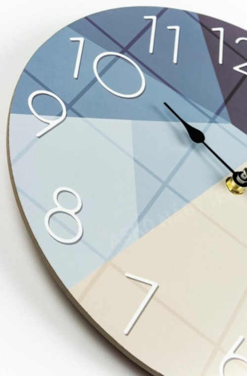 nástěnné barevné kruhové hodiny